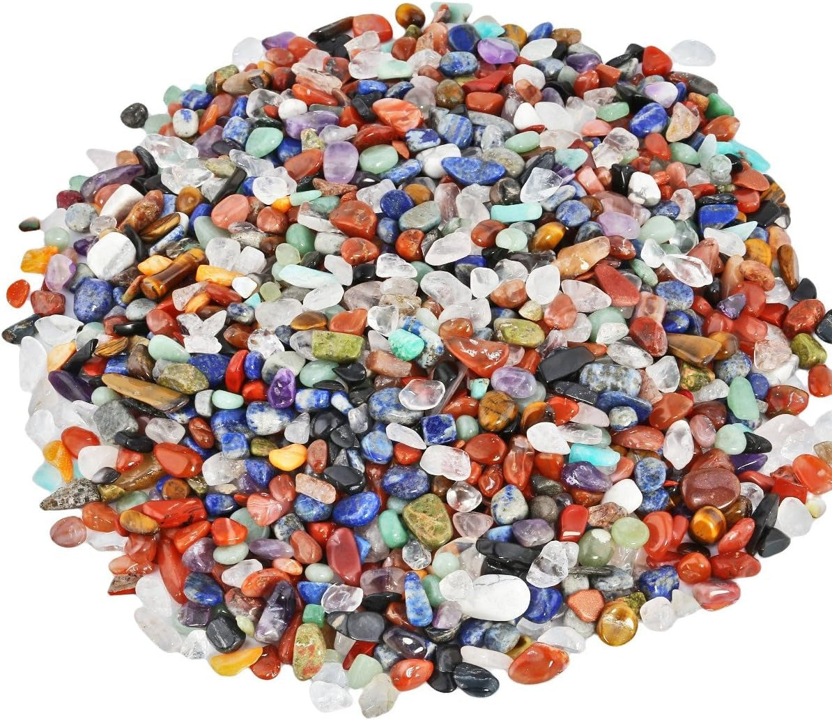 Assorted Stone Tumbled Chips Crushed Stone Healing Reiki Crystal Jewelry Making Home Decoration
