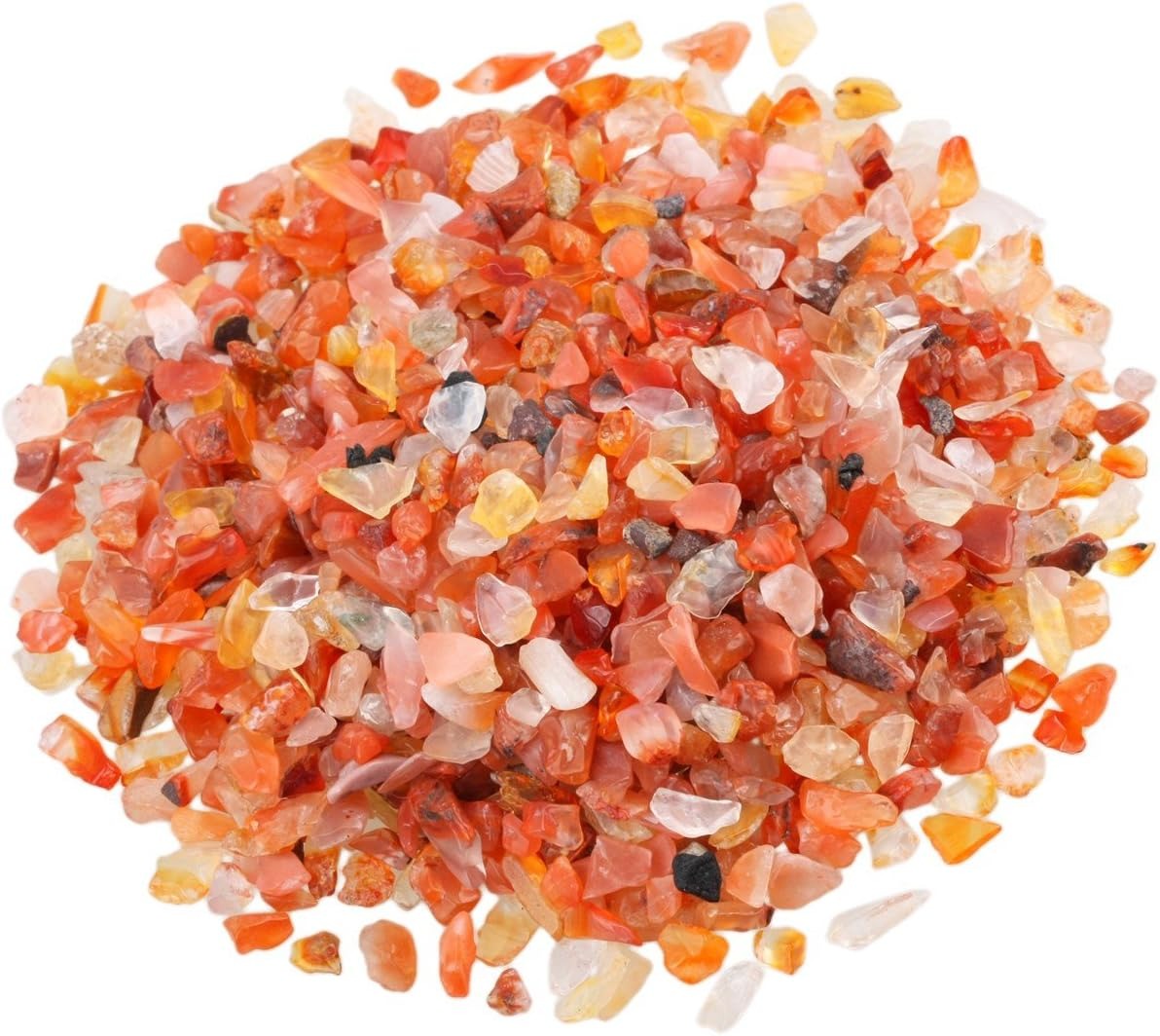 Carnelian Tumbled Chips Crushed Stone Healing Reiki Crystal Jewelry Making Home Decoration