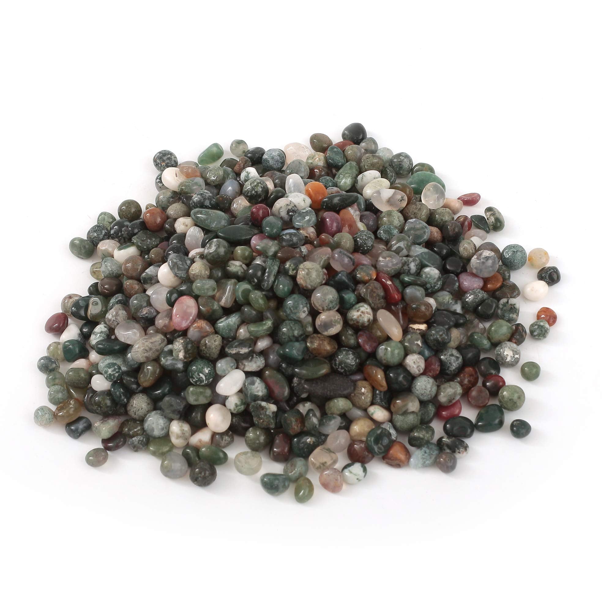 Emerald Agate Tumbled Chips Crushed Stone Healing Reiki Crystal Jewelry Making Home Decoration