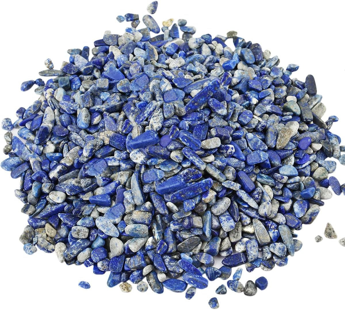 Lapis Lazuli Tumbled Chips Crushed Stone Healing Reiki Crystal Jewelry Making Home Decoration
