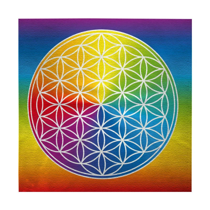 Pagan Witchcraft Six-pointed Star Crystal Pendulum Artifact Card Mat Divination Astrology Tarot Tablecloth Altar Cloth