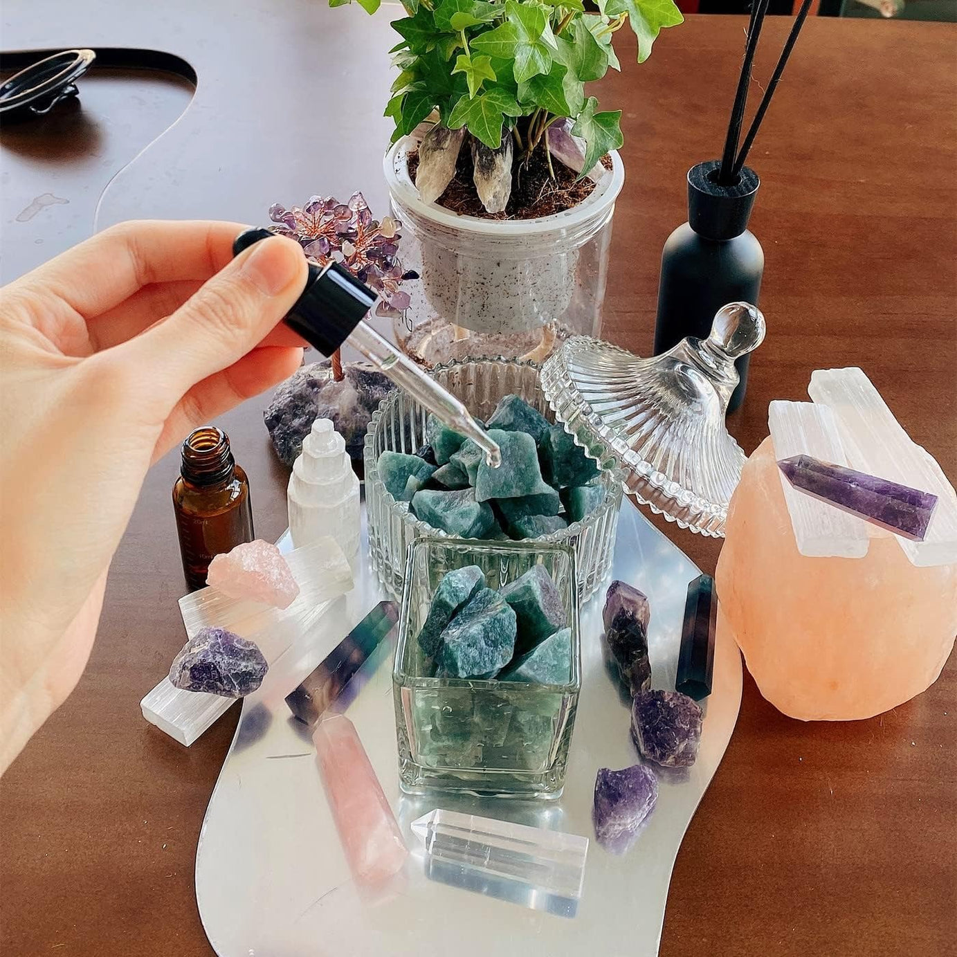 Bulk Amazonite Healing Crystals Large 1" Natural Raw Stones Crystal for Reiki Healing, Wicca, witchcraft, Tumbling, Cabbing, Fountain Rocks, Decoration, Polishing