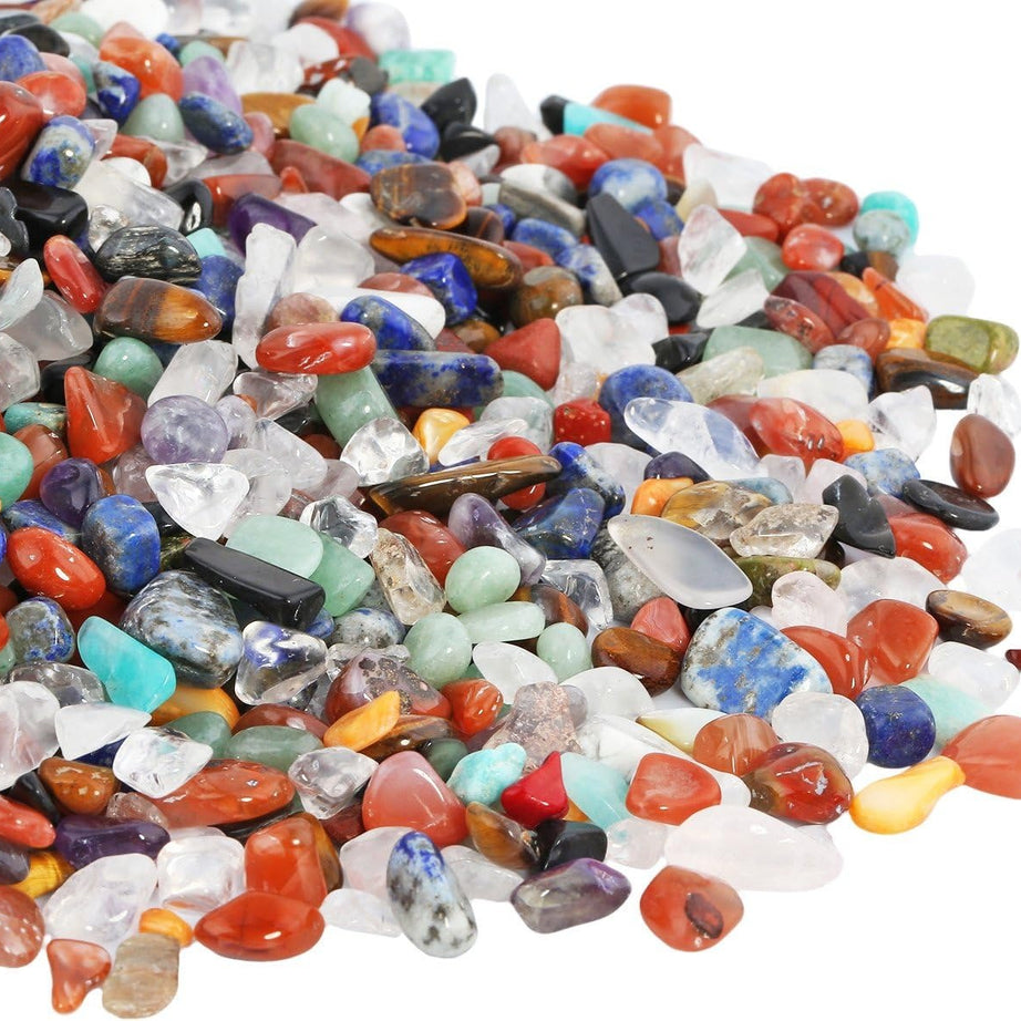 Assorted Stone Tumbled Chips Crushed Stone Healing Reiki Crystal Jewelry Making Home Decoration