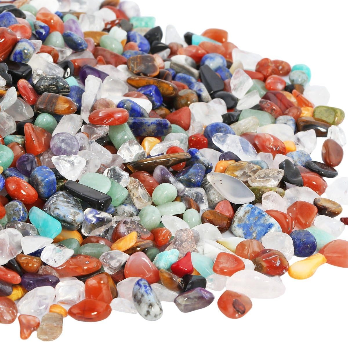 Assorted Stone Tumbled Chips Crushed Stone Healing Reiki Crystal Jewelry Making Home Decoration