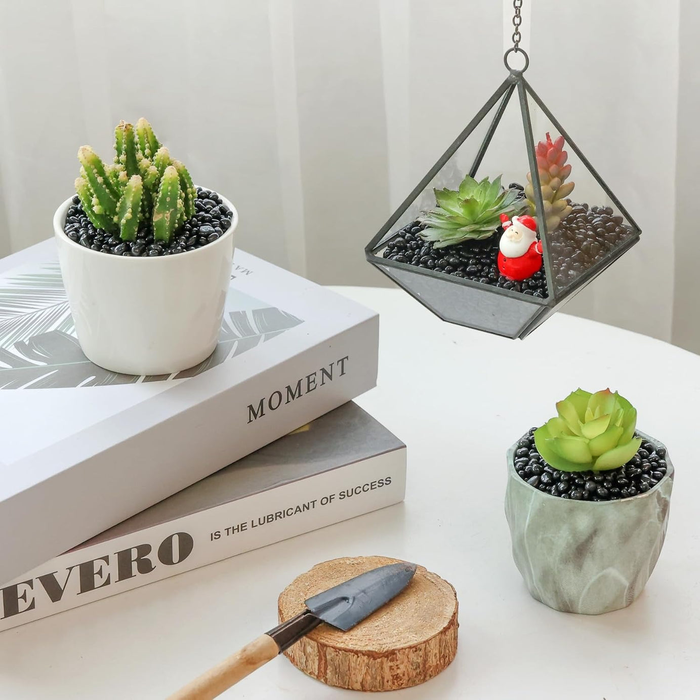 Black Stone Tumbled Chips Irregular Shaped Natural Rock Pebbles, DIY Polished Rocks for Potted Plant, Bonsai, Vase Fillers Aquarium Decoration, Aquarium Gravel Rocks