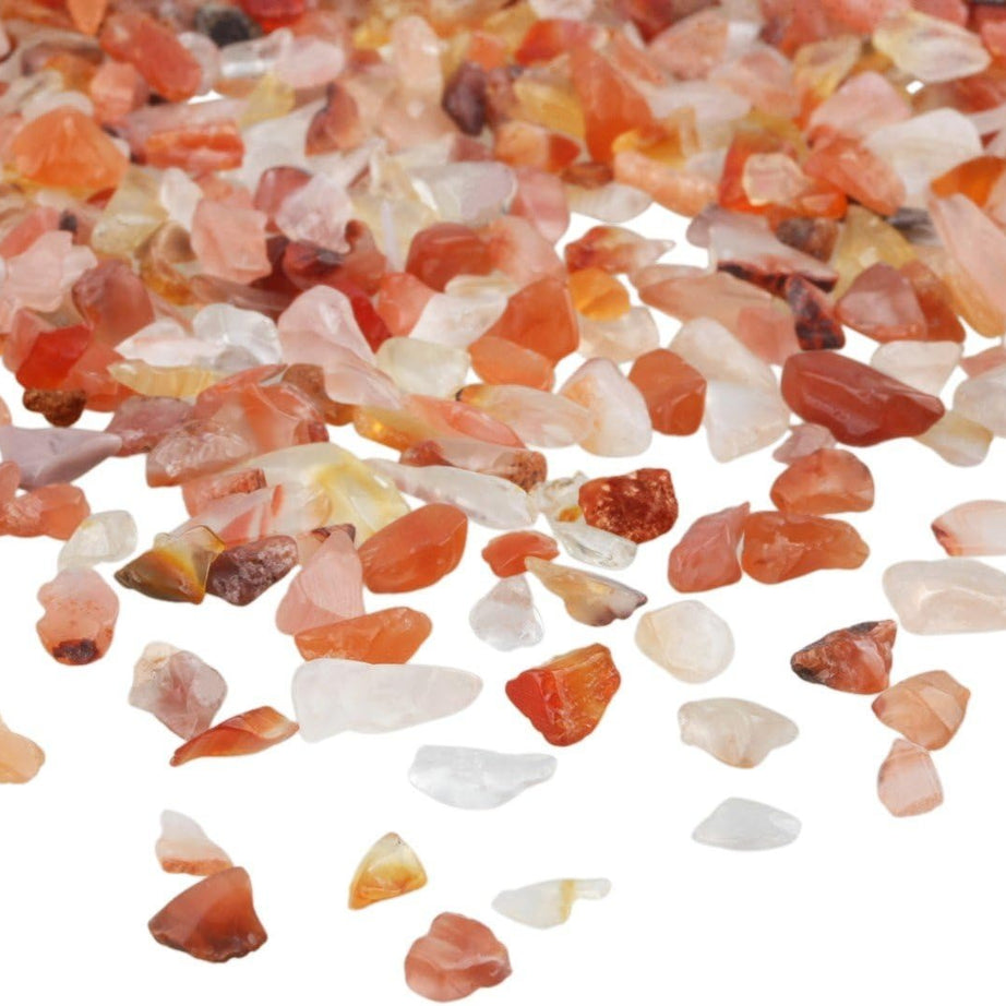 Carnelian Tumbled Chips Crushed Stone Healing Reiki Crystal Jewelry Making Home Decoration