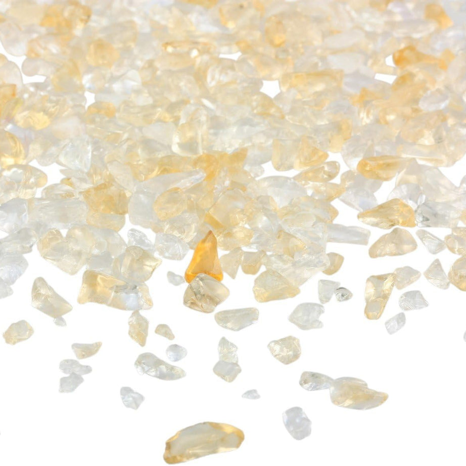 Citrine Tumbled Chips Crushed Stone Healing Reiki Crystal Jewelry Making Home Decoration