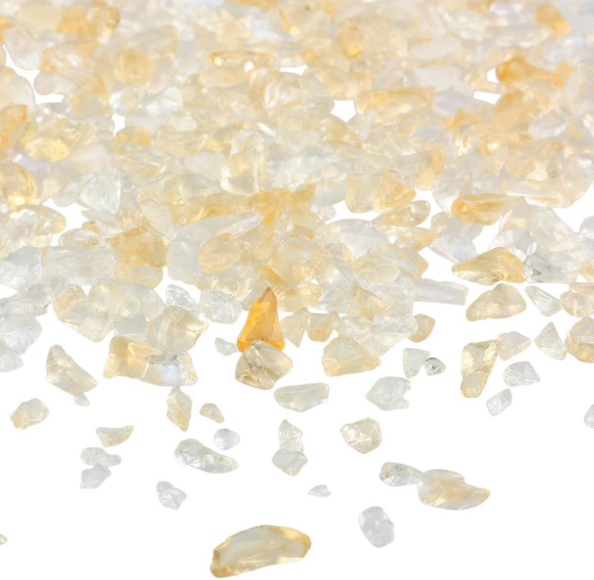 Citrine Tumbled Chips Crushed Stone Healing Reiki Crystal Jewelry Making Home Decoration