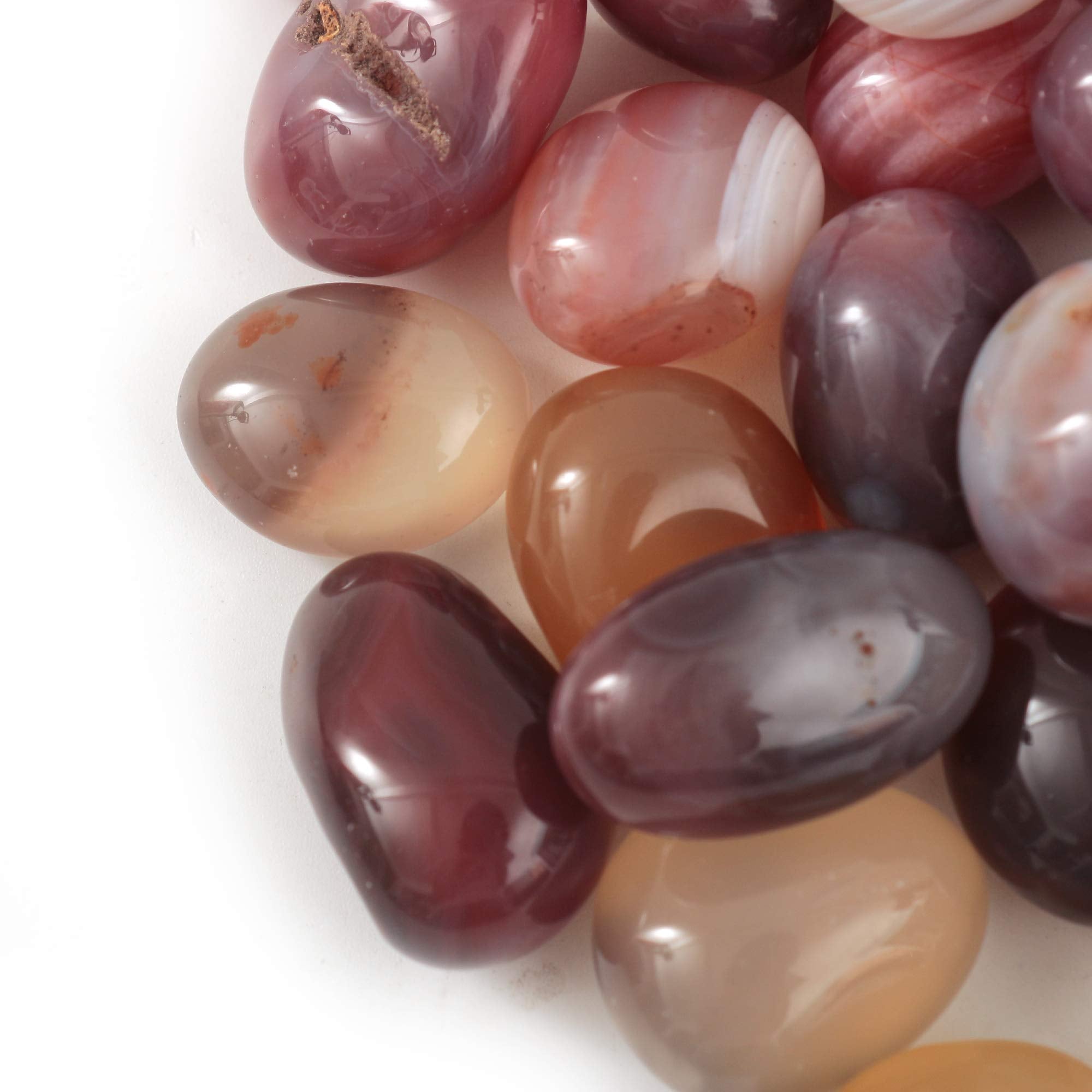 Crimson Agate Tumbled Chips Crushed Stone Healing Reiki Crystal Jewelry Making Home Decoration