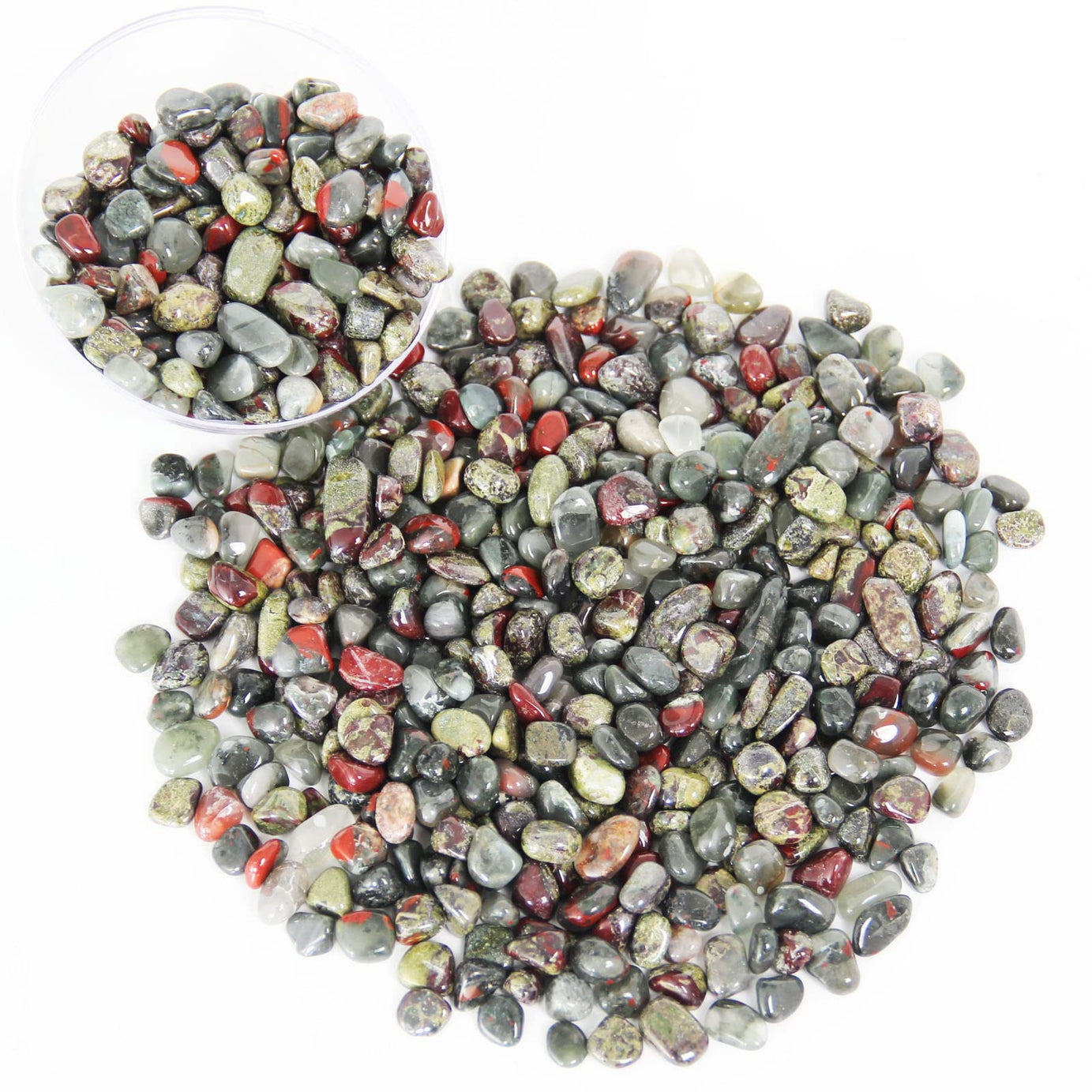 Dragon Bloodstone Tumbled Chips Crushed Stone Healing Reiki Crystal Jewelry Making Home Decoration