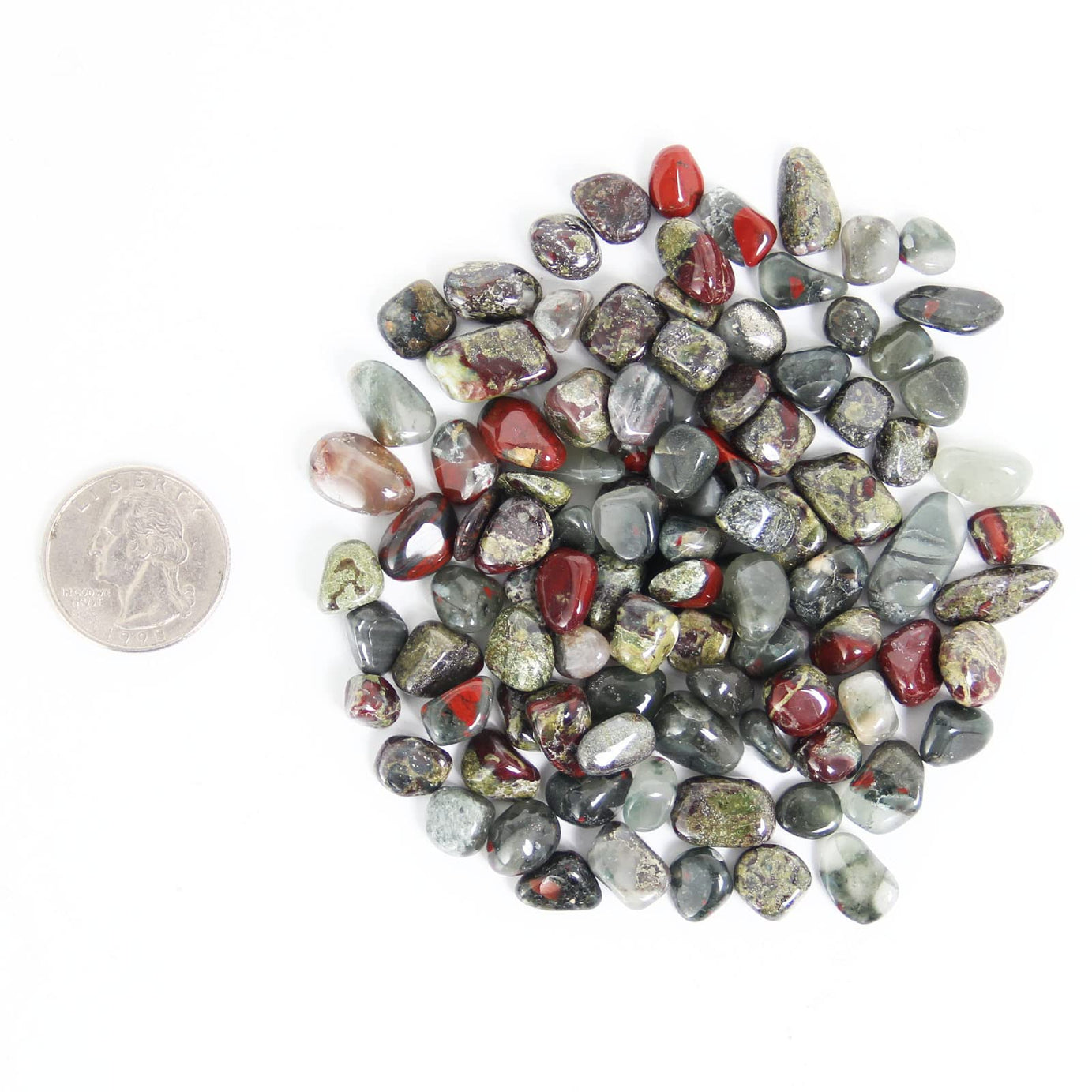 Dragon Bloodstone Tumbled Chips Crushed Stone Healing Reiki Crystal Jewelry Making Home Decoration