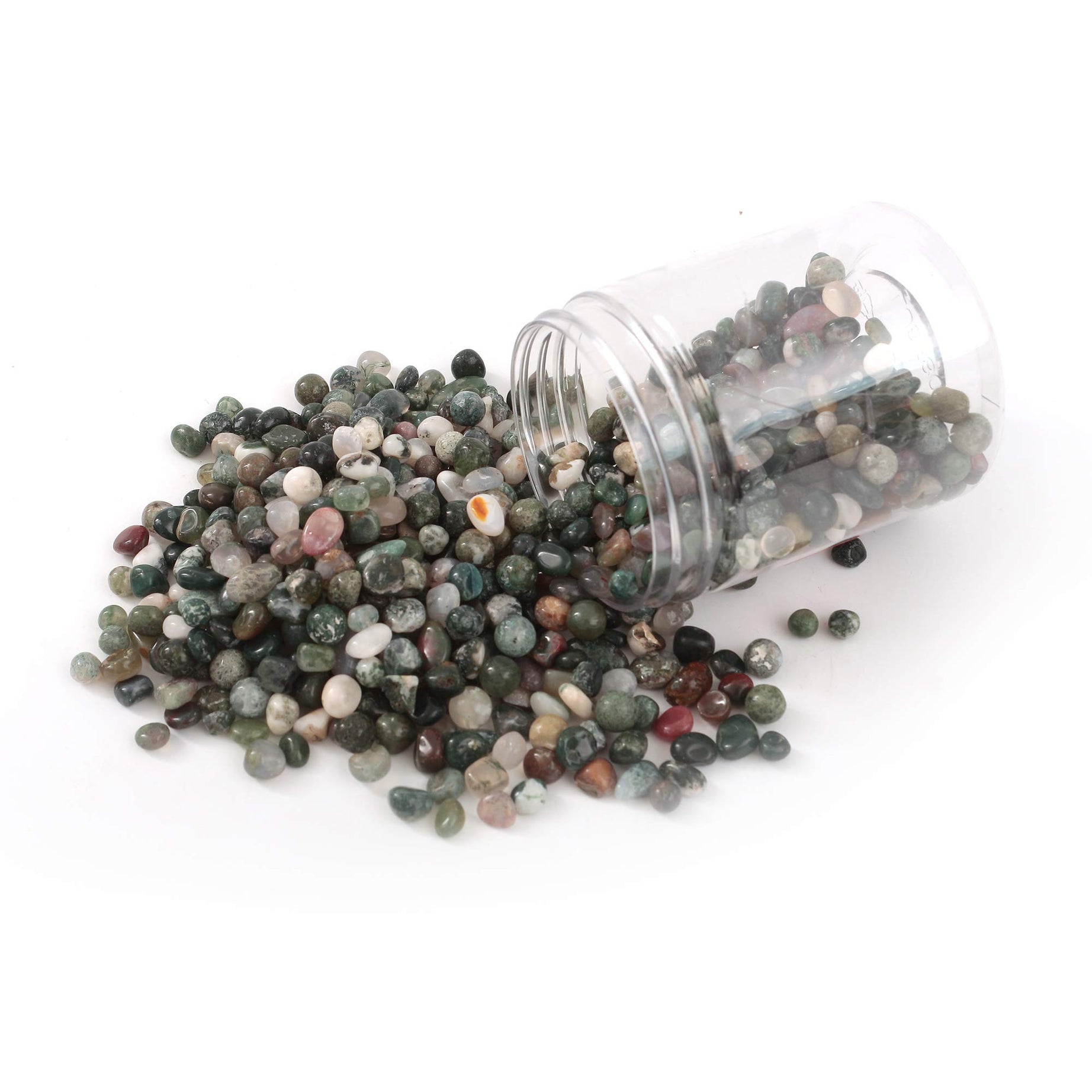 Emerald Agate Tumbled Chips Crushed Stone Healing Reiki Crystal Jewelry Making Home Decoration