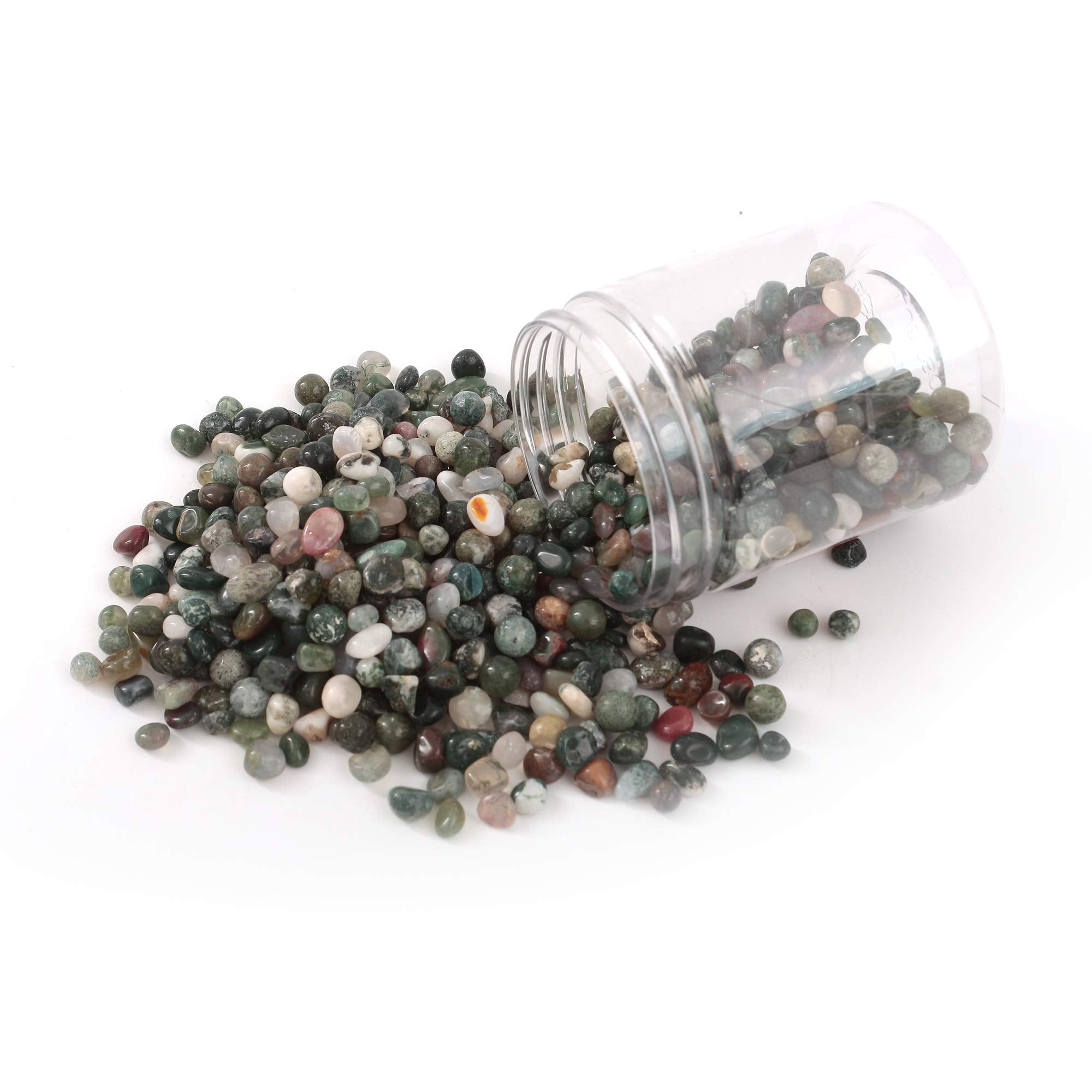 Emerald Agate Tumbled Chips Crushed Stone Healing Reiki Crystal Jewelry Making Home Decoration