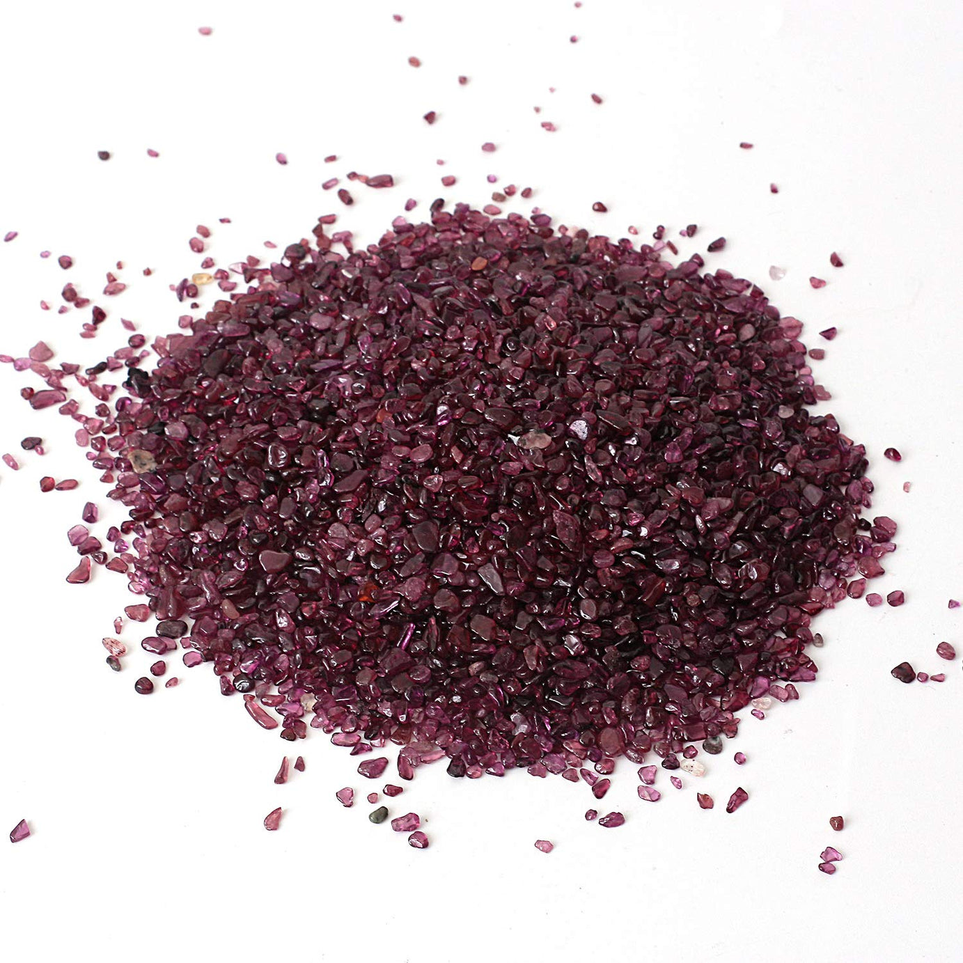 Garnet Tumbled Chips Crushed Stone Healing Reiki Crystal Jewelry Making Home Decoration