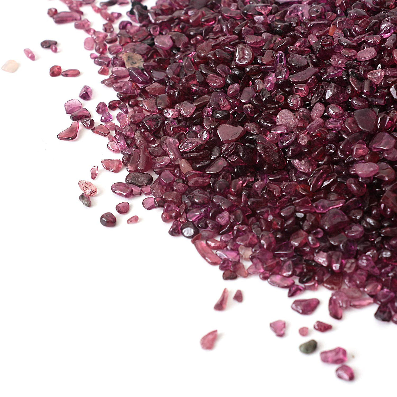 Garnet Tumbled Chips Crushed Stone Healing Reiki Crystal Jewelry Making Home Decoration