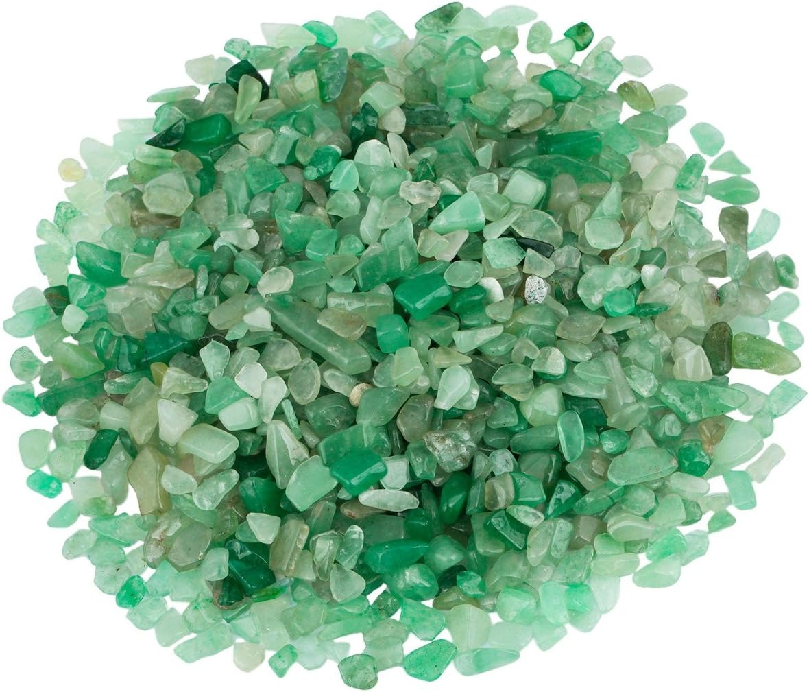 Green Aventurine Tumbled Chips Crushed Stone Healing Reiki Crystal Jewelry Making Home Decoration