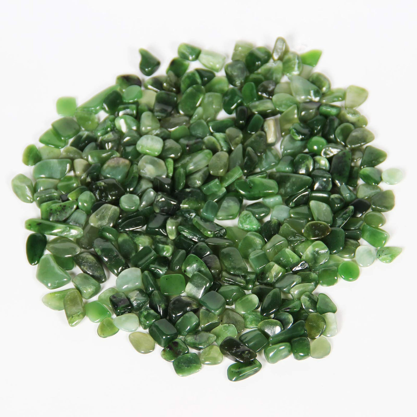 Green Jasper Tumbled Chips Crushed Stone Healing Reiki Crystal Jewelry Making Home Decoration