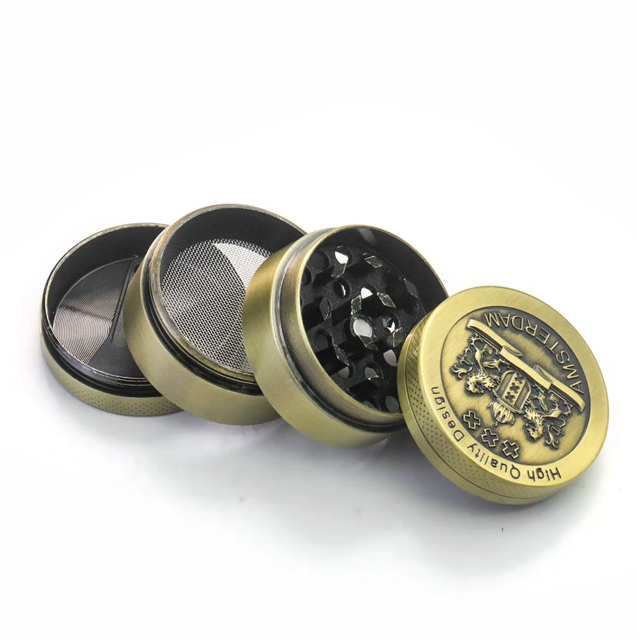 Premium Zinc Alloy Herb Grinder - Durable, Compact, and Portable