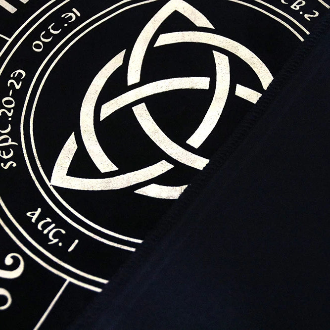 Black Tablecloths Tarot Clot Card Divination Halloween Tablecloth Black gold Fashion Decoration Alchemical Sigil Altar Astrology