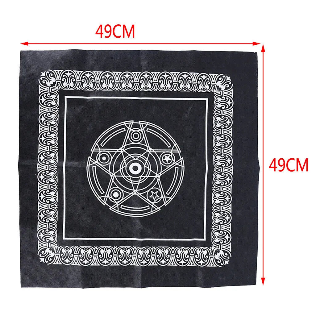 Pentagram Tarot Table Cloth Table Cloth Decor Divination Tapestry Tarot Card Tablecloth Altar Cloth Board Game Card Pad