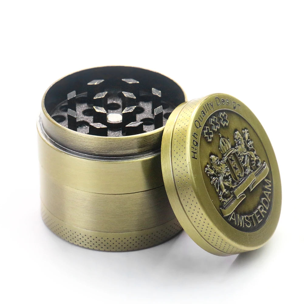 Premium Zinc Alloy Herb Grinder - Durable, Compact, and Portable