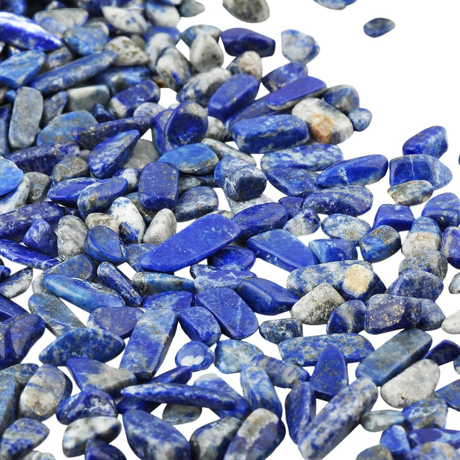 Lapis Lazuli Tumbled Chips Crushed Stone Healing Reiki Crystal Jewelry Making Home Decoration