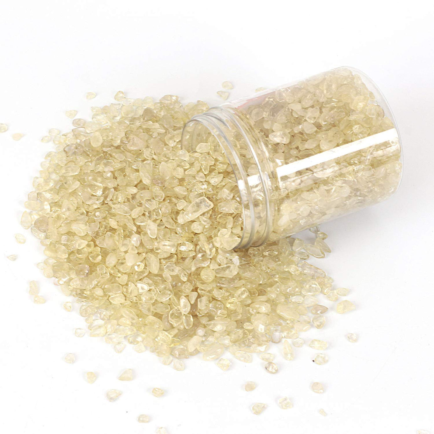 Lemon Crystal Tumbled Chips Crushed Stone Healing Reiki Crystal Jewelry Making Home Decoration