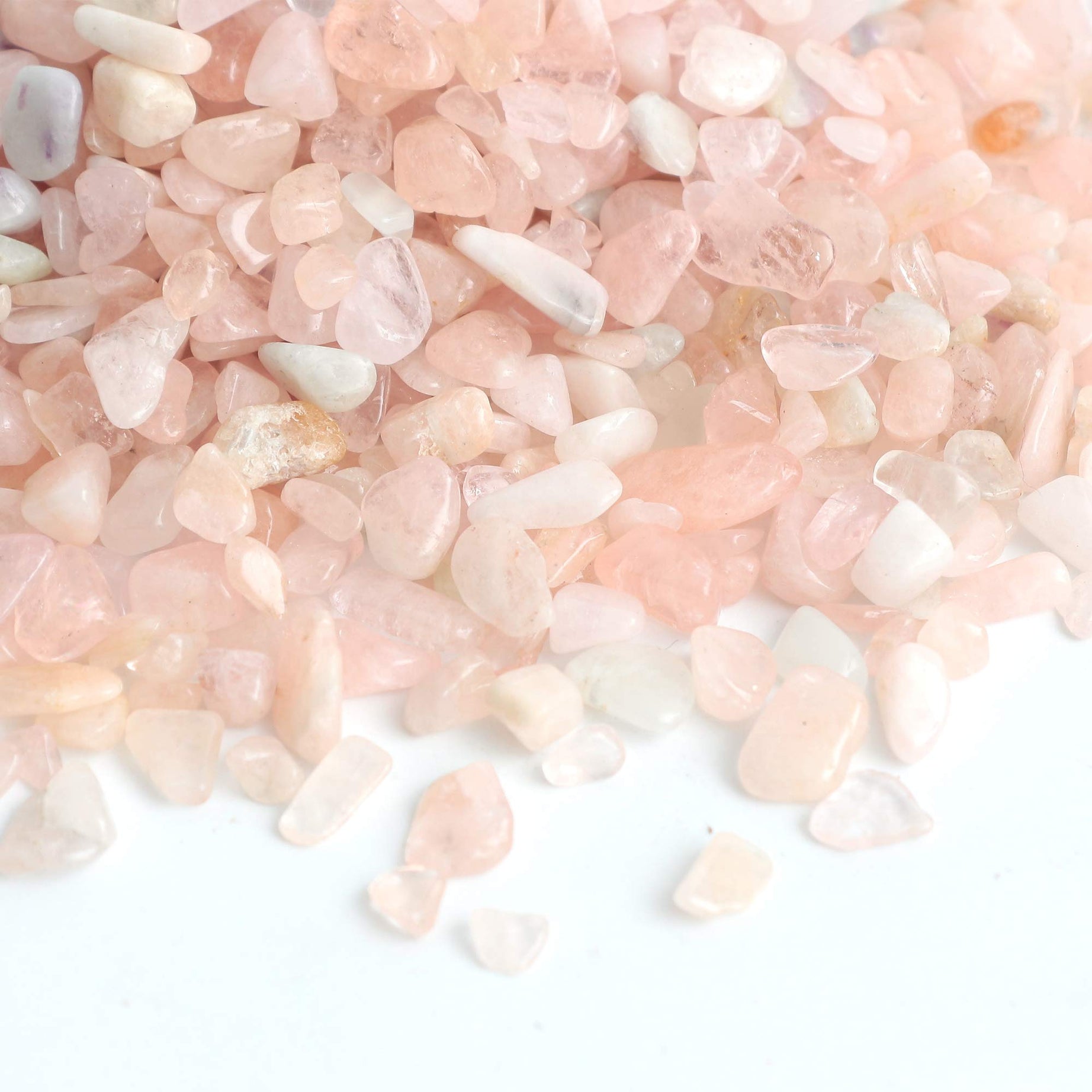Morgan Crystal Tumbled Chips Crushed Stone Healing Reiki Crystal Jewelry Making Home Decoration