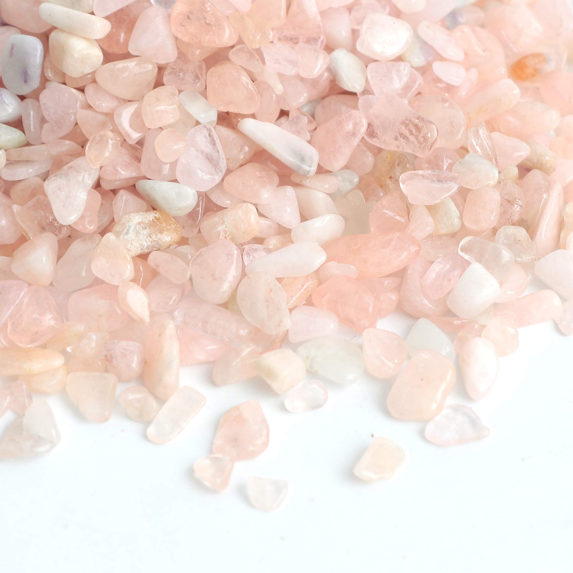 Morgan Crystal Tumbled Chips Crushed Stone Healing Reiki Crystal Jewelry Making Home Decoration