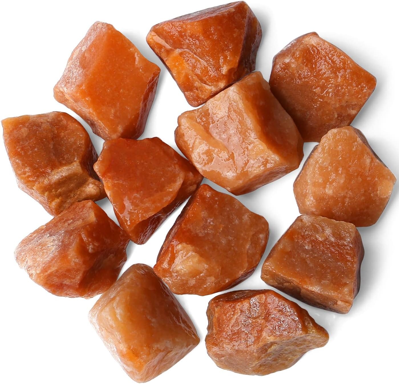 Bulk Red Aventurine Healing Crystals Large 1" Natural Raw Stones Crystal for Reiki Healing, Wicca, witchcraft, Tumbling, Cabbing, Fountain Rocks, Decoration, Polishing