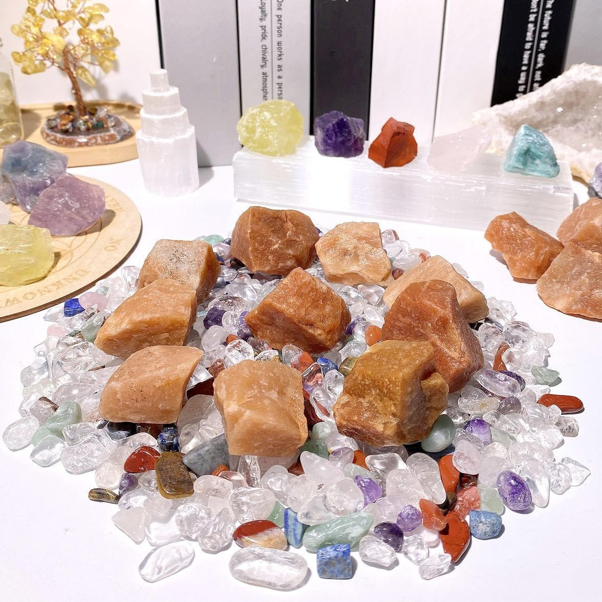 Bulk Red Aventurine Healing Crystals Large 1" Natural Raw Stones Crystal for Reiki Healing, Wicca, witchcraft, Tumbling, Cabbing, Fountain Rocks, Decoration, Polishing