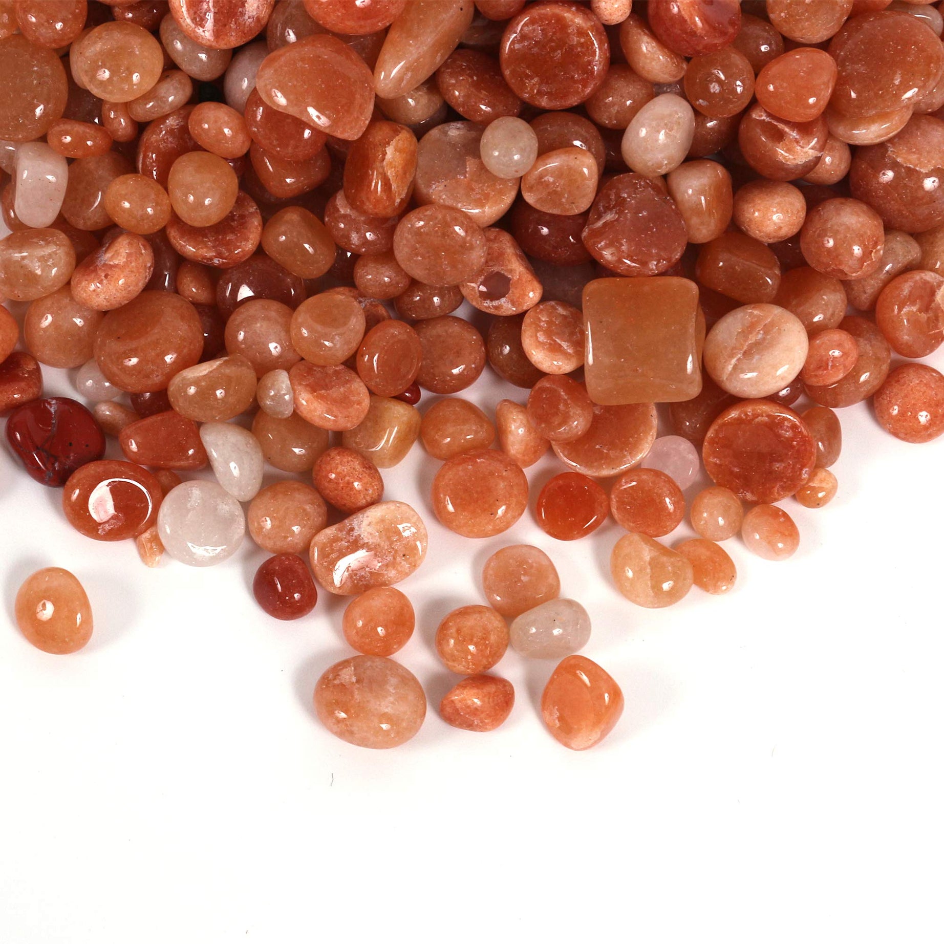 Red Aventurine Tumbled Chips Crushed Stone Healing Reiki Crystal Jewelry Making Home Decoration
