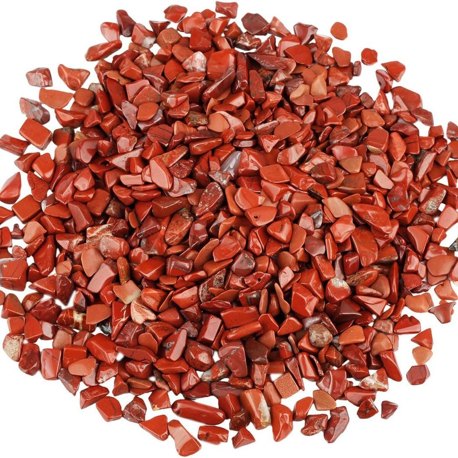 Red Jasper Tumbled Chips Crushed Stone Healing Reiki Crystal Jewelry Making Home Decoration