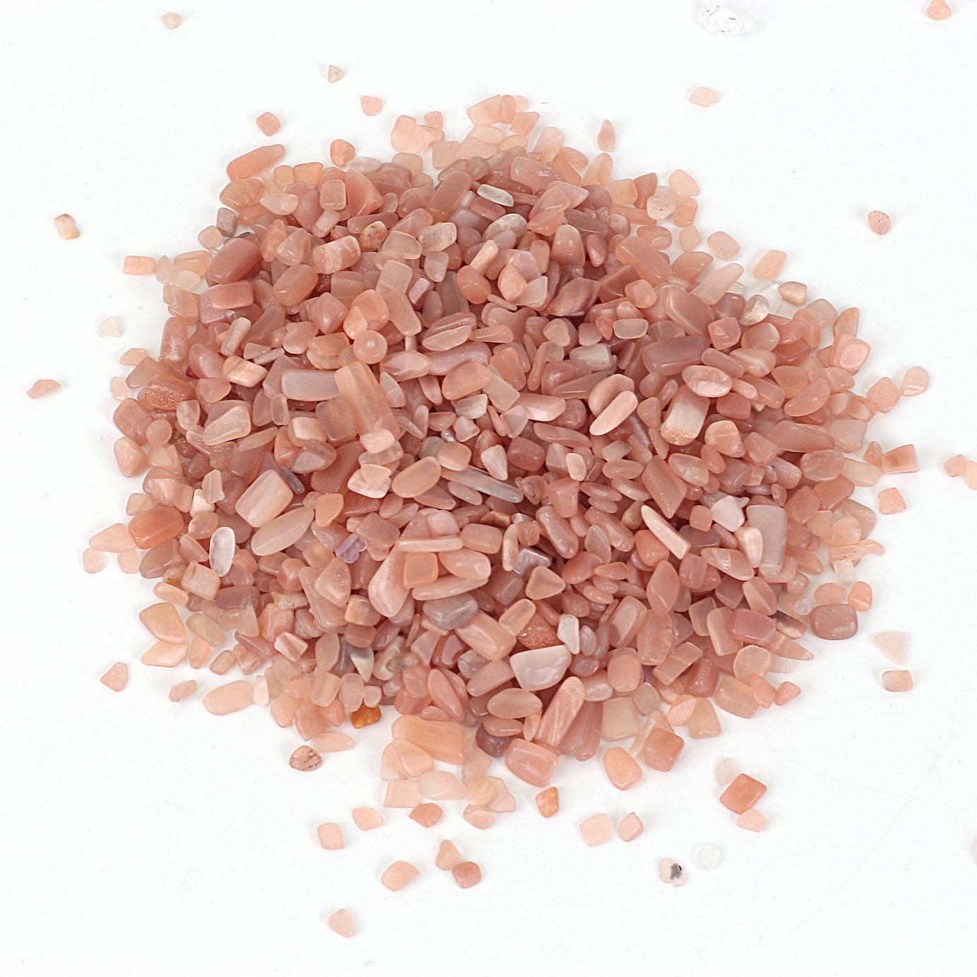 Red Moonlight Tumbled Chips Crushed Stone Healing Reiki Crystal Jewelry Making Home Decoration