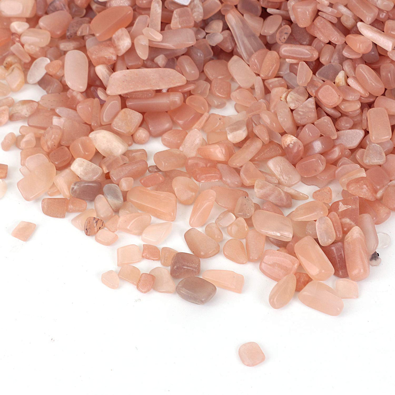 Red Moonlight Tumbled Chips Crushed Stone Healing Reiki Crystal Jewelry Making Home Decoration