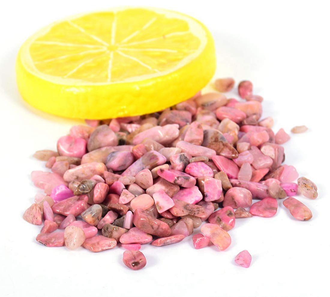 Rhodochrosite Tumbled Chips Crushed Stone Healing Reiki Crystal Jewelry Making Home Decoration