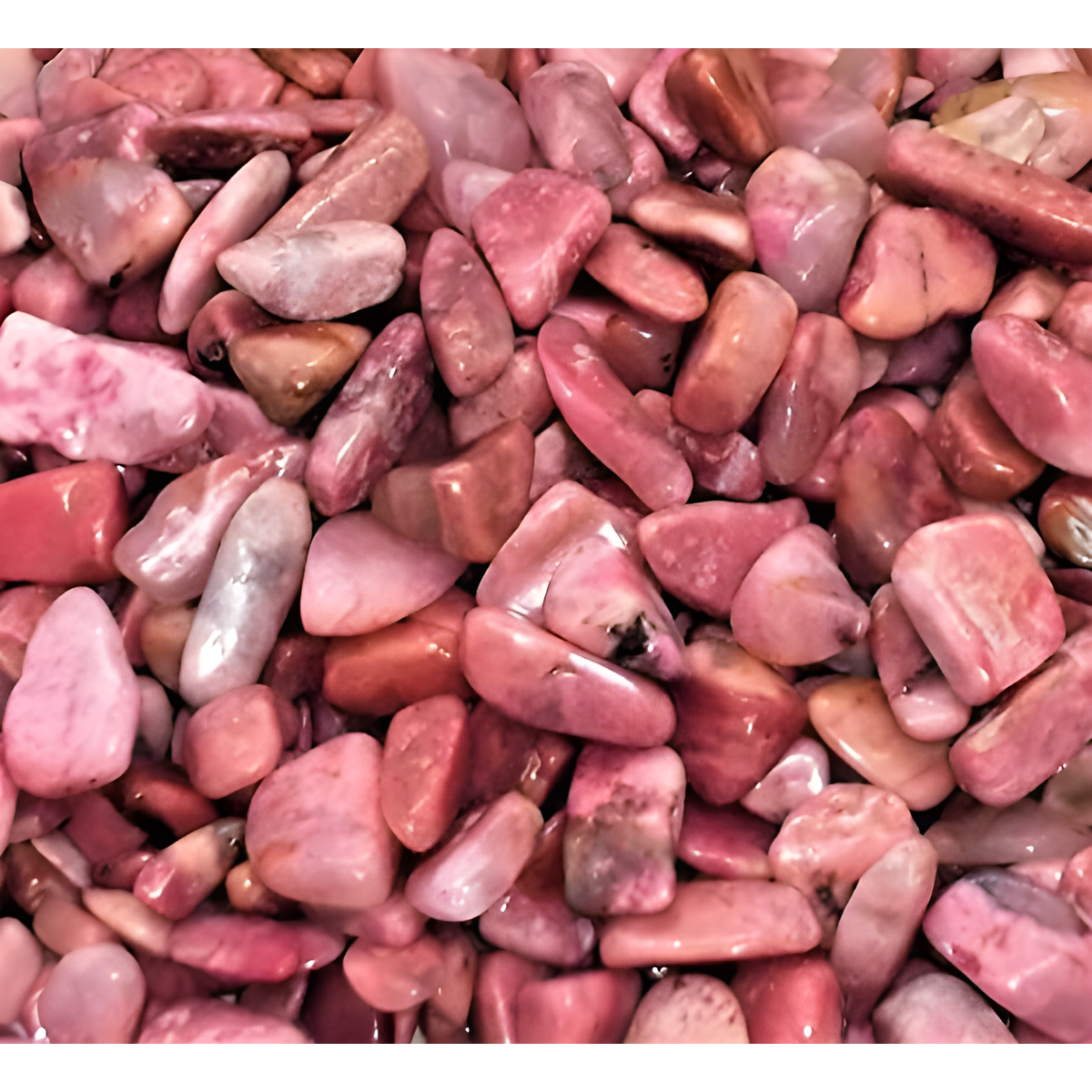 Rhodonite Tumbled Chips Crushed Stone Healing Reiki Crystal Jewelry Making Home Decoration