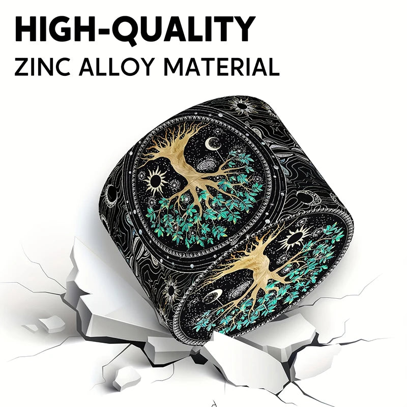Premium Zinc Alloy Herb Grinder - 4-Layer Multifunctional Tool