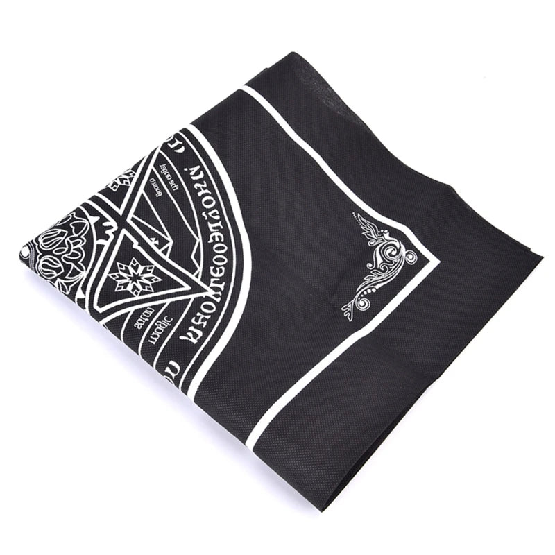 Tarot Table Altar Cloth Metaphysical Board Game Mat Square Pendulum Divination Altar Tablecloth Board Game Card Pad