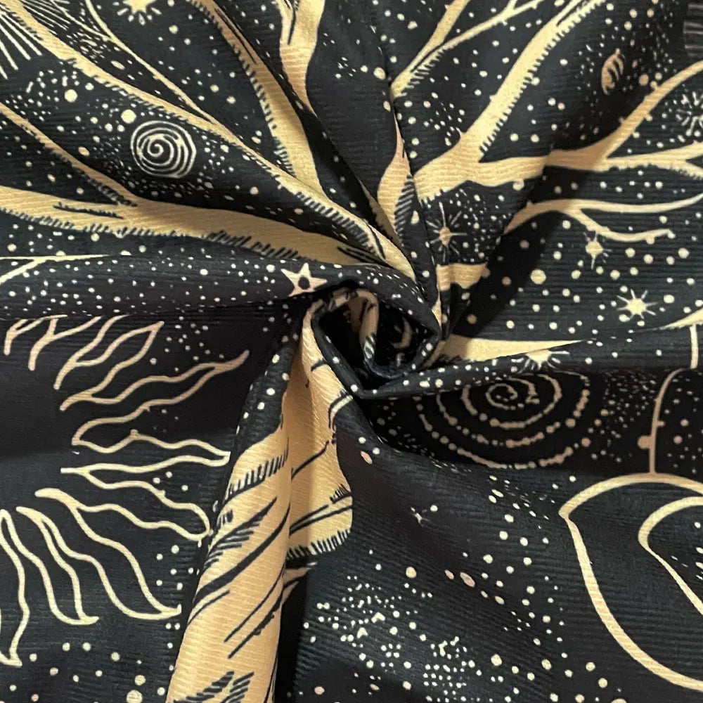 Tarot Card Tablecloth Altar Cloth  Moon Planets Tarot Tablecloth For Spread Tarot Reading Waterfall Scenery Wall Decor Tapestry