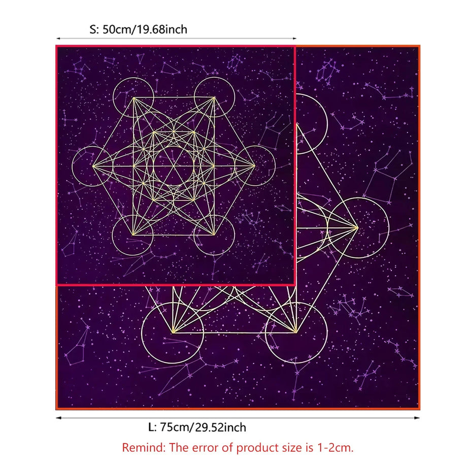 Tarot Card Tablecloth For Spread Reading Cloth Boho Decoration Pendulum Magic Runes Cover Tarot  Ritual Cloth Tarot Deck