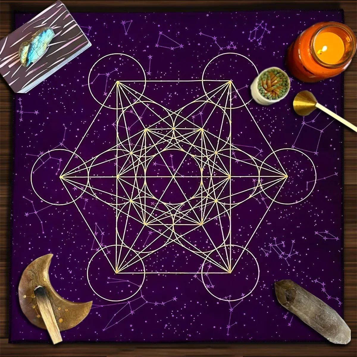 Tarot Card Tablecloth For Spread Reading Cloth Boho Decoration Pendulum Magic Runes Cover Tarot  Ritual Cloth Tarot Deck