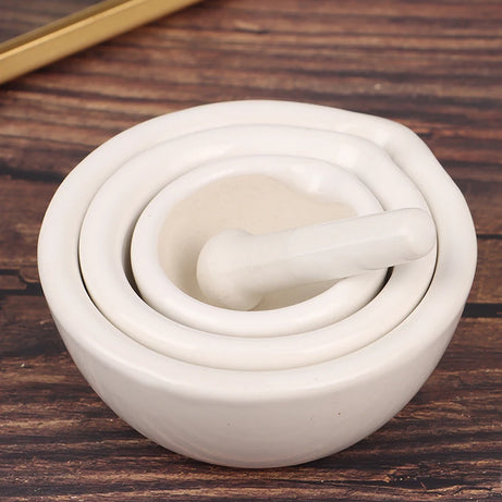 Ceramics Spice Mill Grinder Set Bowls Handheld Seasoning Mills Grinder Mortar and Pestle Tools Set Miniatures