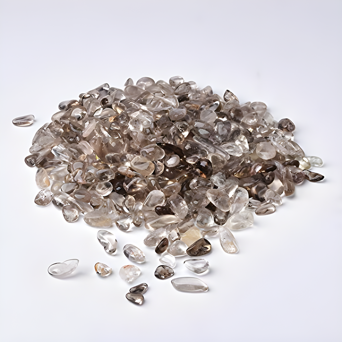 Smoky Quartz Tumbled Chips Crushed Stone Healing Reiki Crystal Jewelry Making Home Decoration