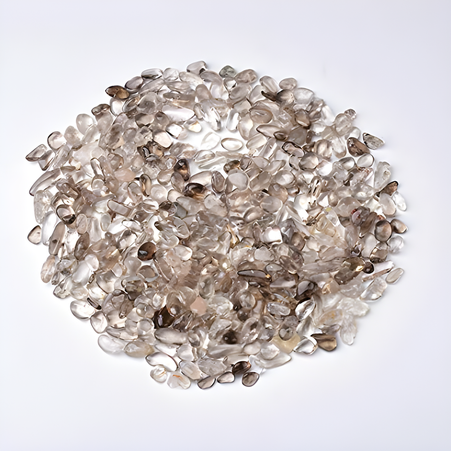 Smoky Quartz Tumbled Chips Crushed Stone Healing Reiki Crystal Jewelry Making Home Decoration