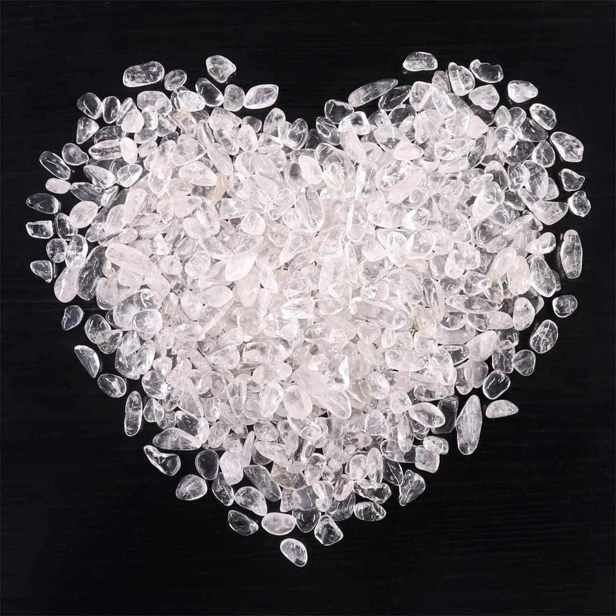 Clear Quatrz Tumbled Chips Crushed Stone Healing Reiki Crystal Jewelry Making Home Decoration