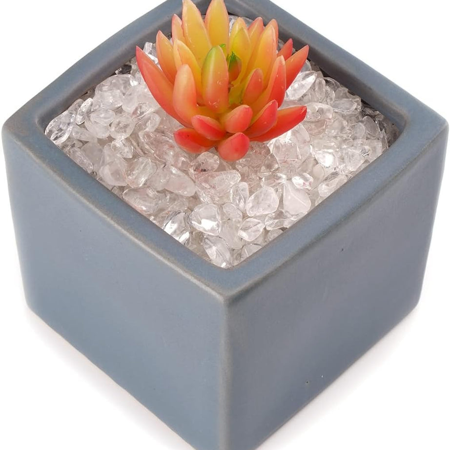 Clear Quatrz Tumbled Chips Crushed Stone Healing Reiki Crystal Jewelry Making Home Decoration