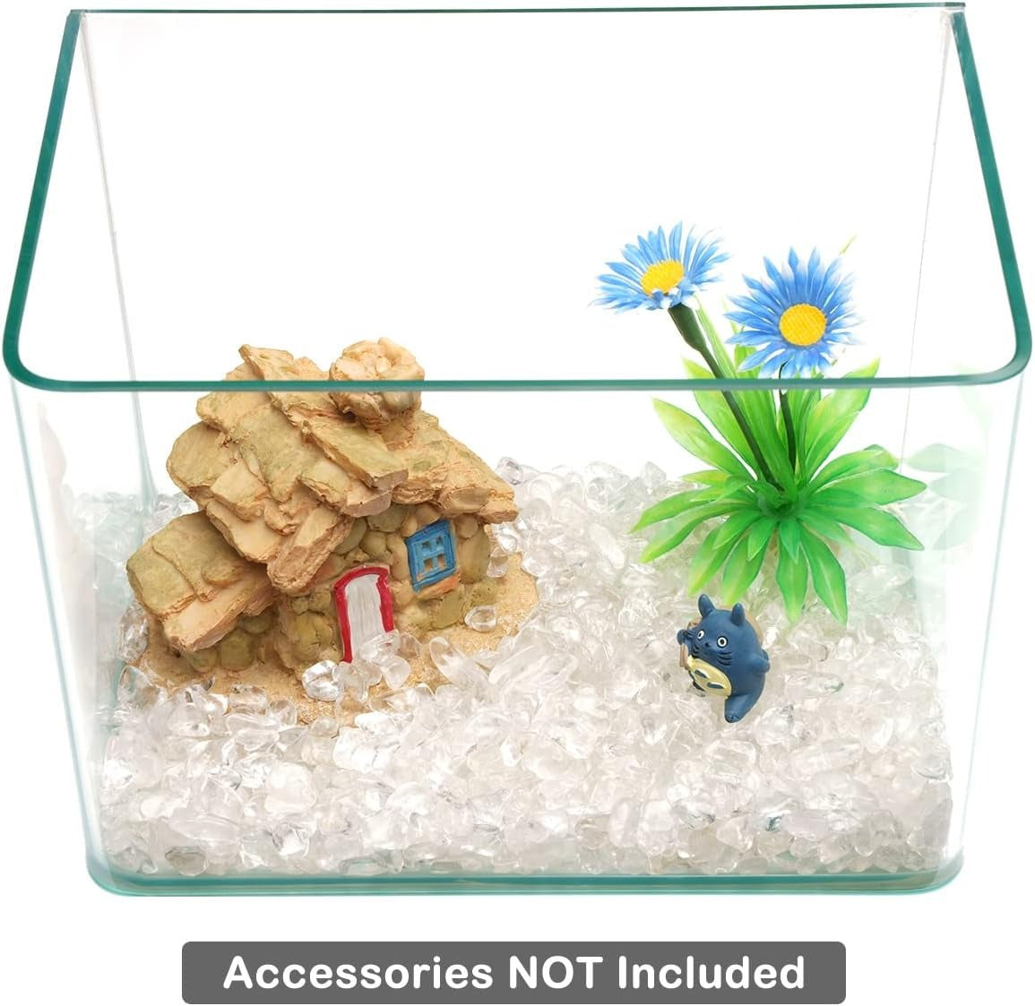 Clear Quatrz Tumbled Chips Crushed Stone Healing Reiki Crystal Jewelry Making Home Decoration