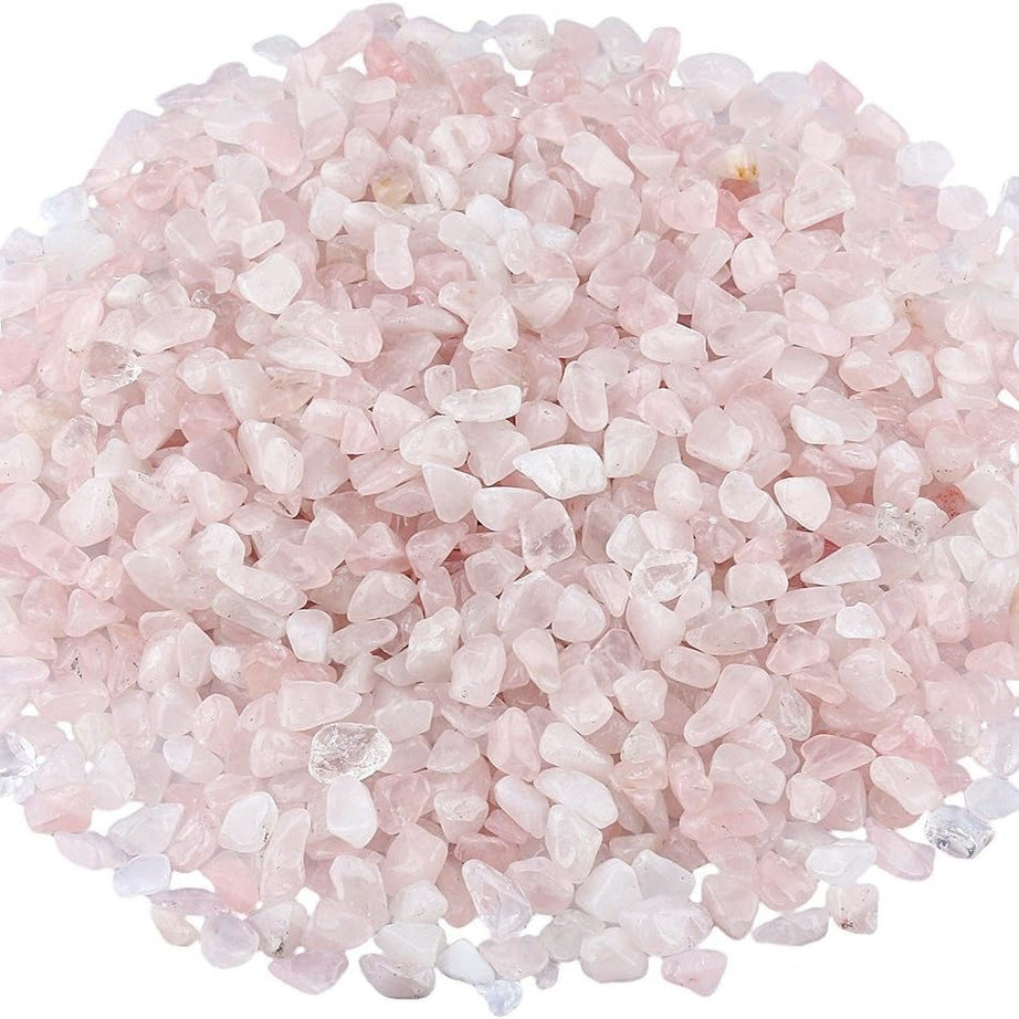 Rose Quartz Tumbled Chips Crushed Stone Healing Reiki Crystal Jewelry Making Home Decoration